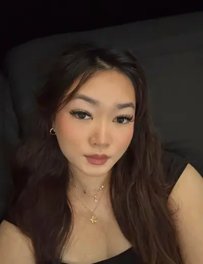 Cute asian bitch sucking dick with snot coming out her nose cover image