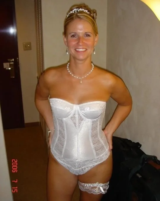 Sexy Blonde Wedding Night image 3