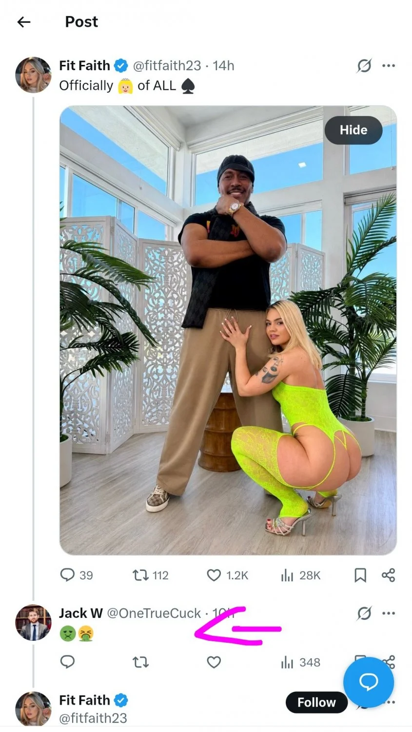 Não adianta ficar com raiva branquelos, elas sabem que foram feitas pros pretos 🫵🏿🖕🏿💪🏿 main image