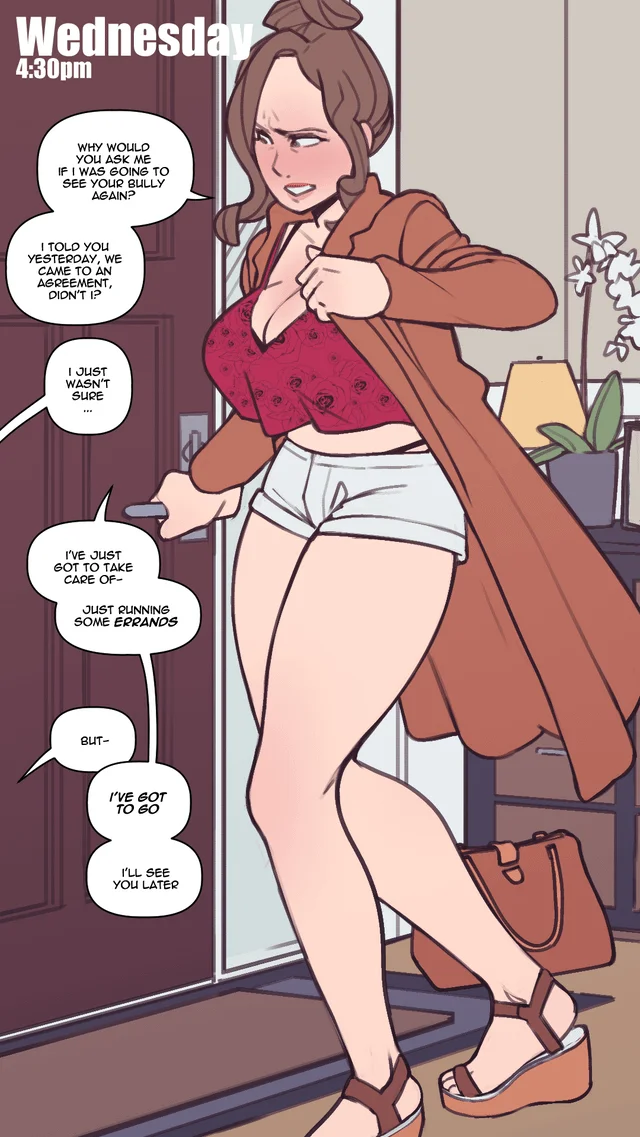 [comic] MOM deals with my bully [english - español] image 11