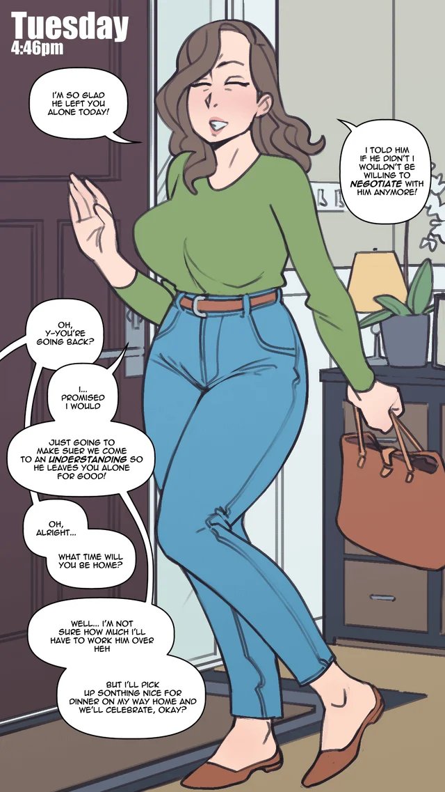 [comic] MOM deals with my bully [english - español] image 4