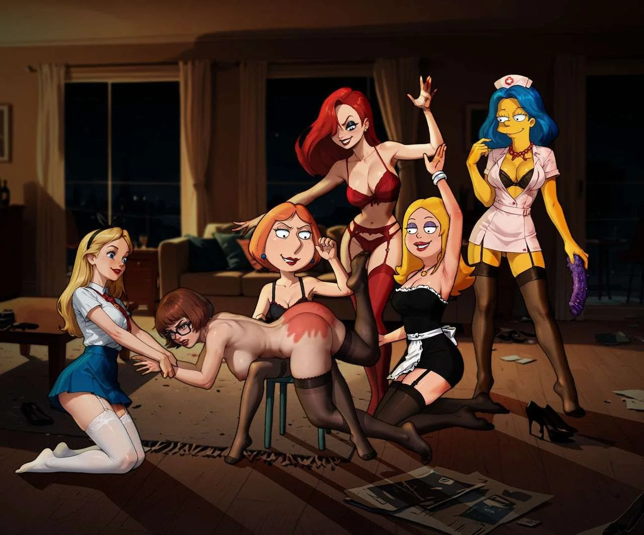 Family Guy, American Dad, The Simpsons, Thelma & Daphne. But WTF are they doing!? 😇🙏 image 8