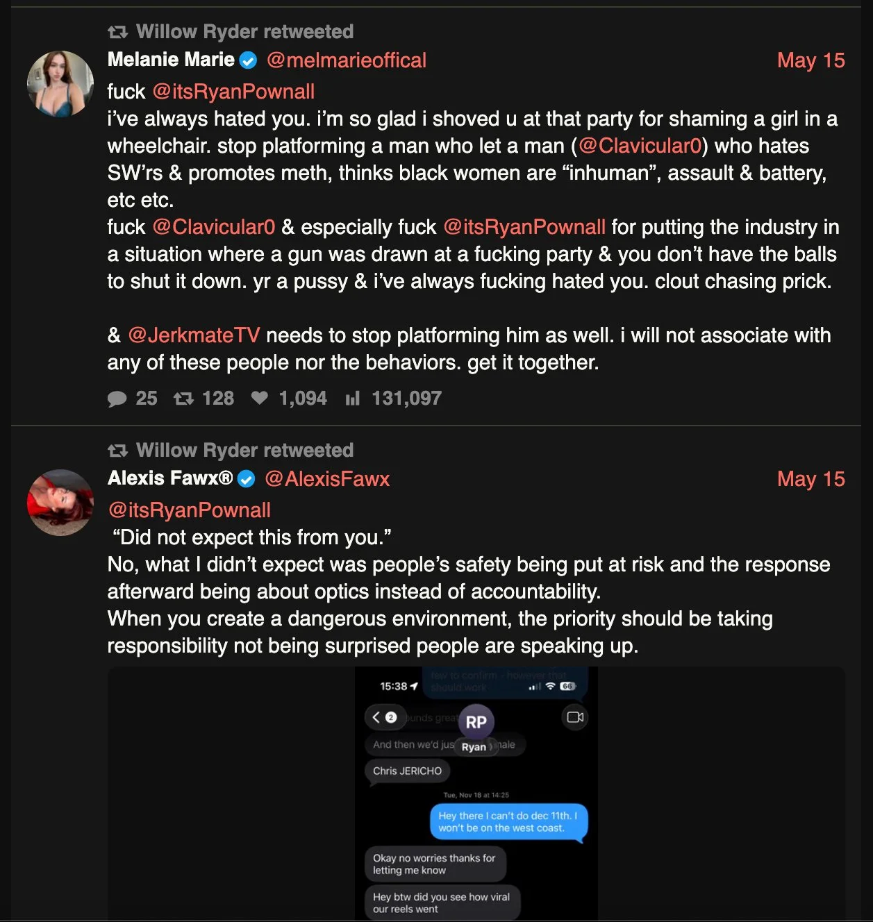 Porn industry beef! image 6
