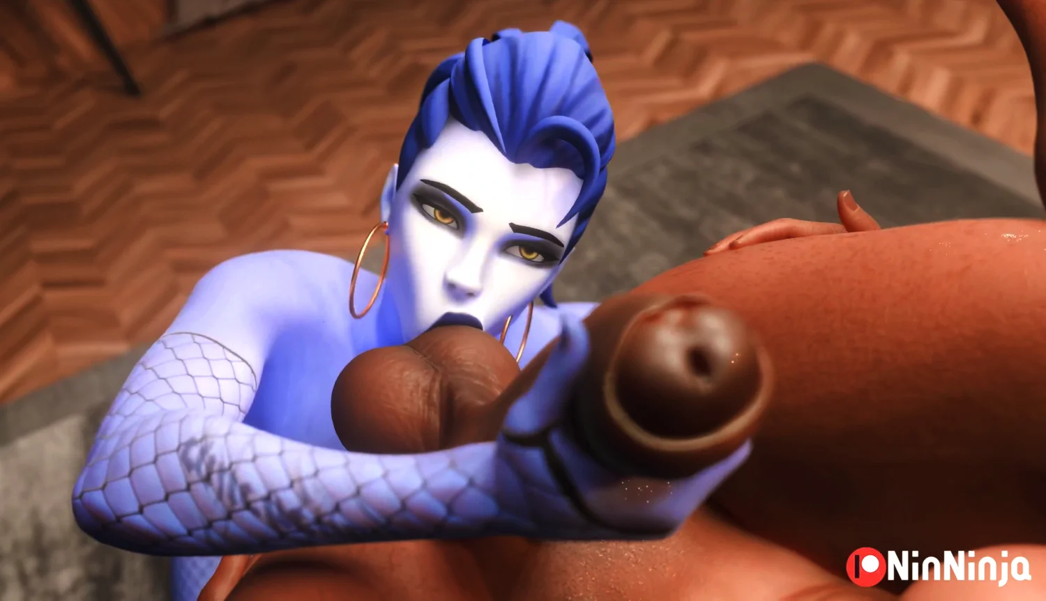 [Overwatch] Pharah fucks Widomaker image 2