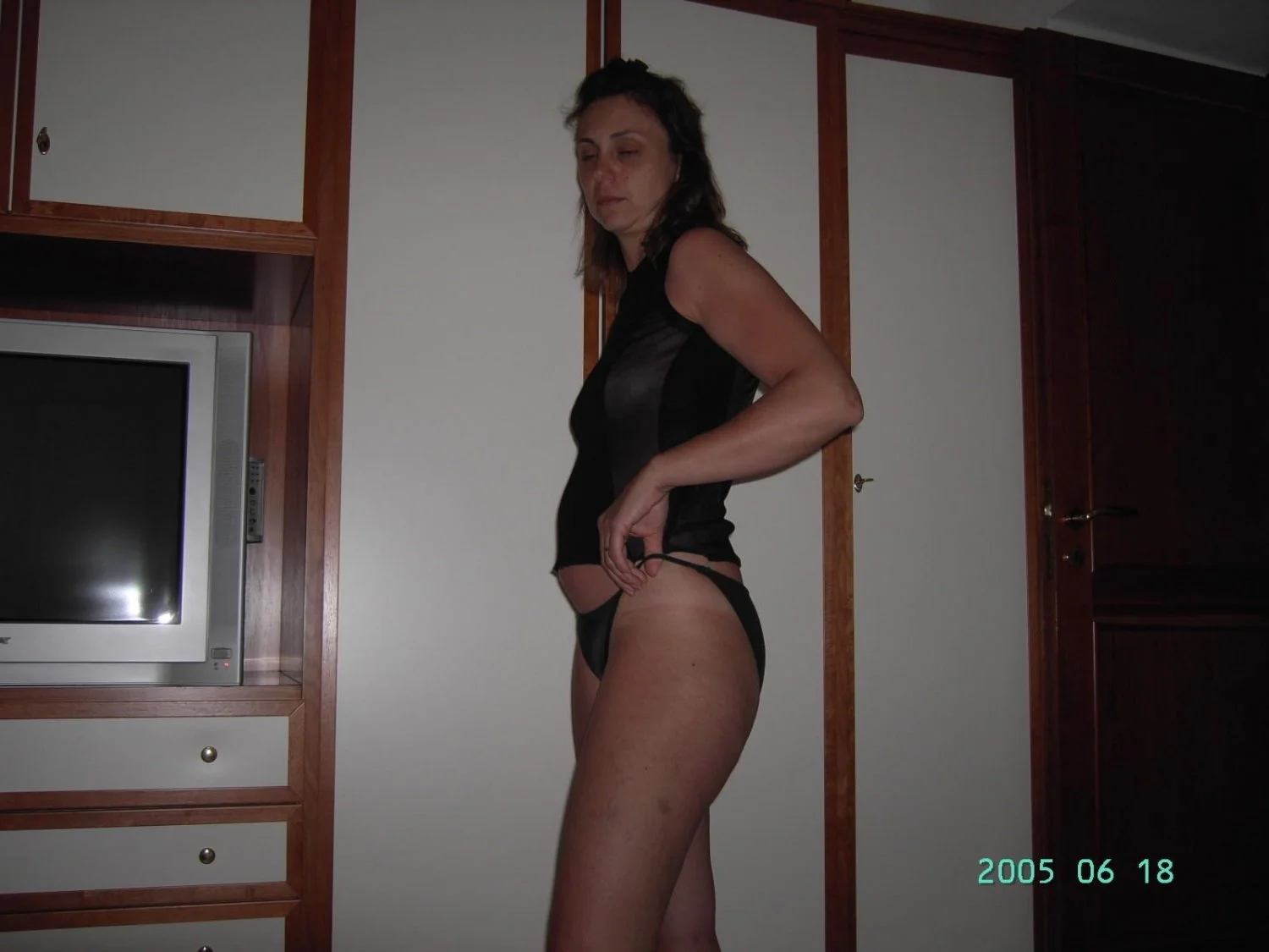 Hot brunette milf image 5