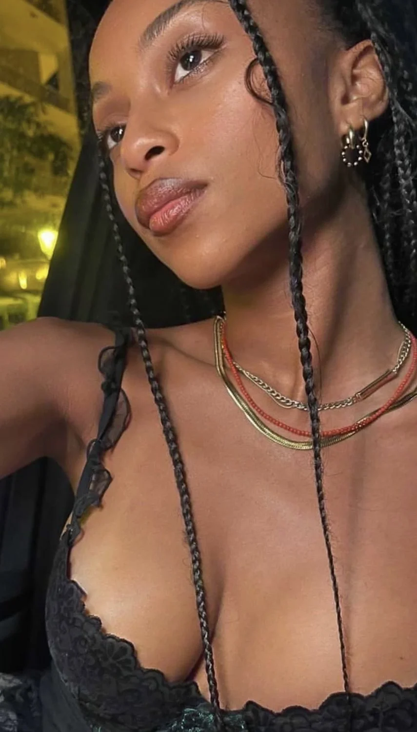 Instagram ebony model with Insane body fuck with boyfriend image 8