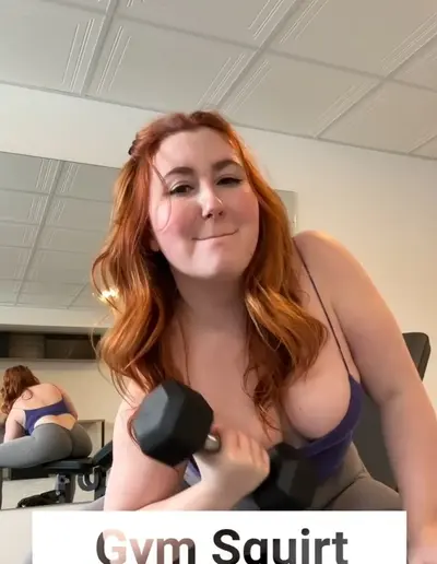 Thick redhead working her pussy out cover image