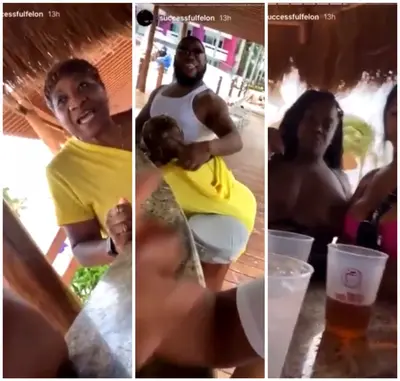 Black Guy Got Somebody's Grandma Sucking BBC in Public At a Resort cover image