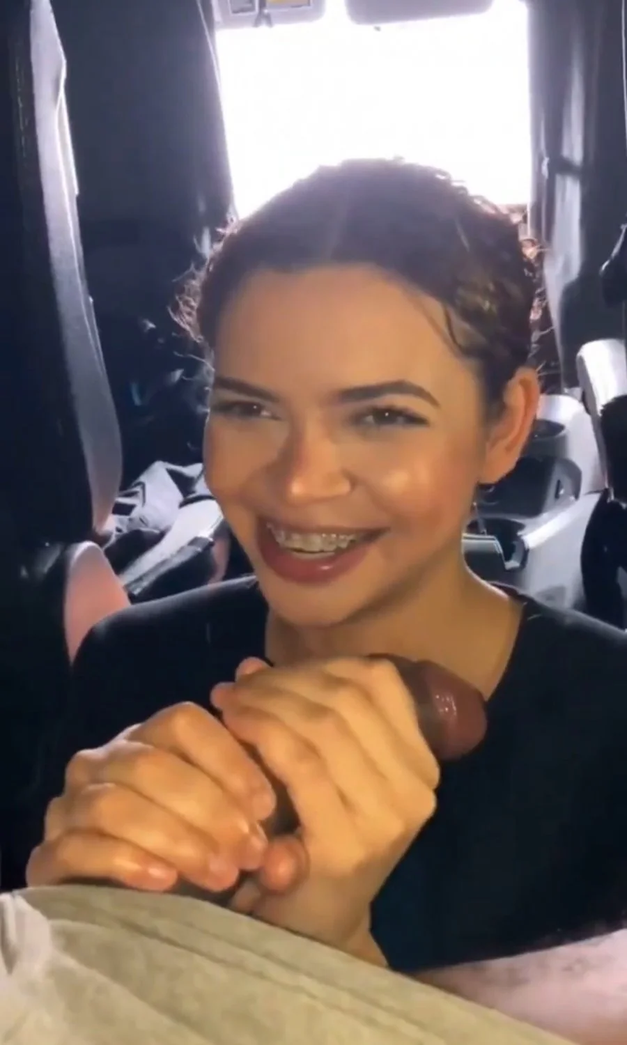 Braces slut needed both hands main image