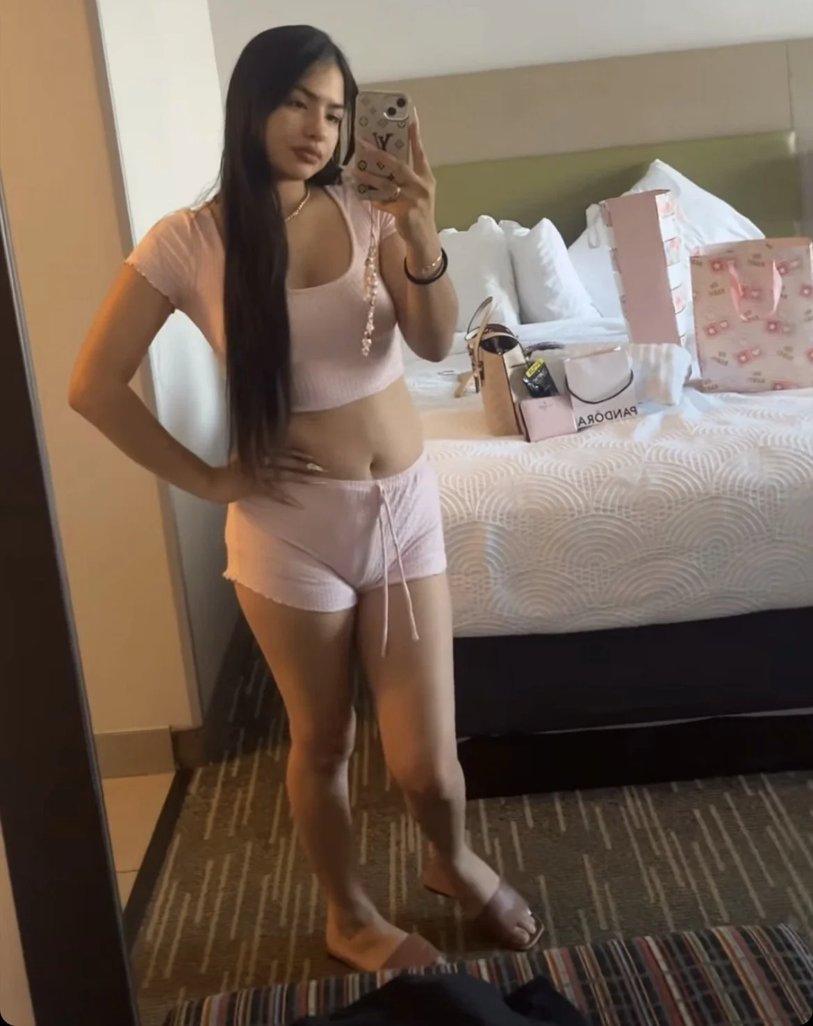 Meli at the hotel for a meet up image 2
