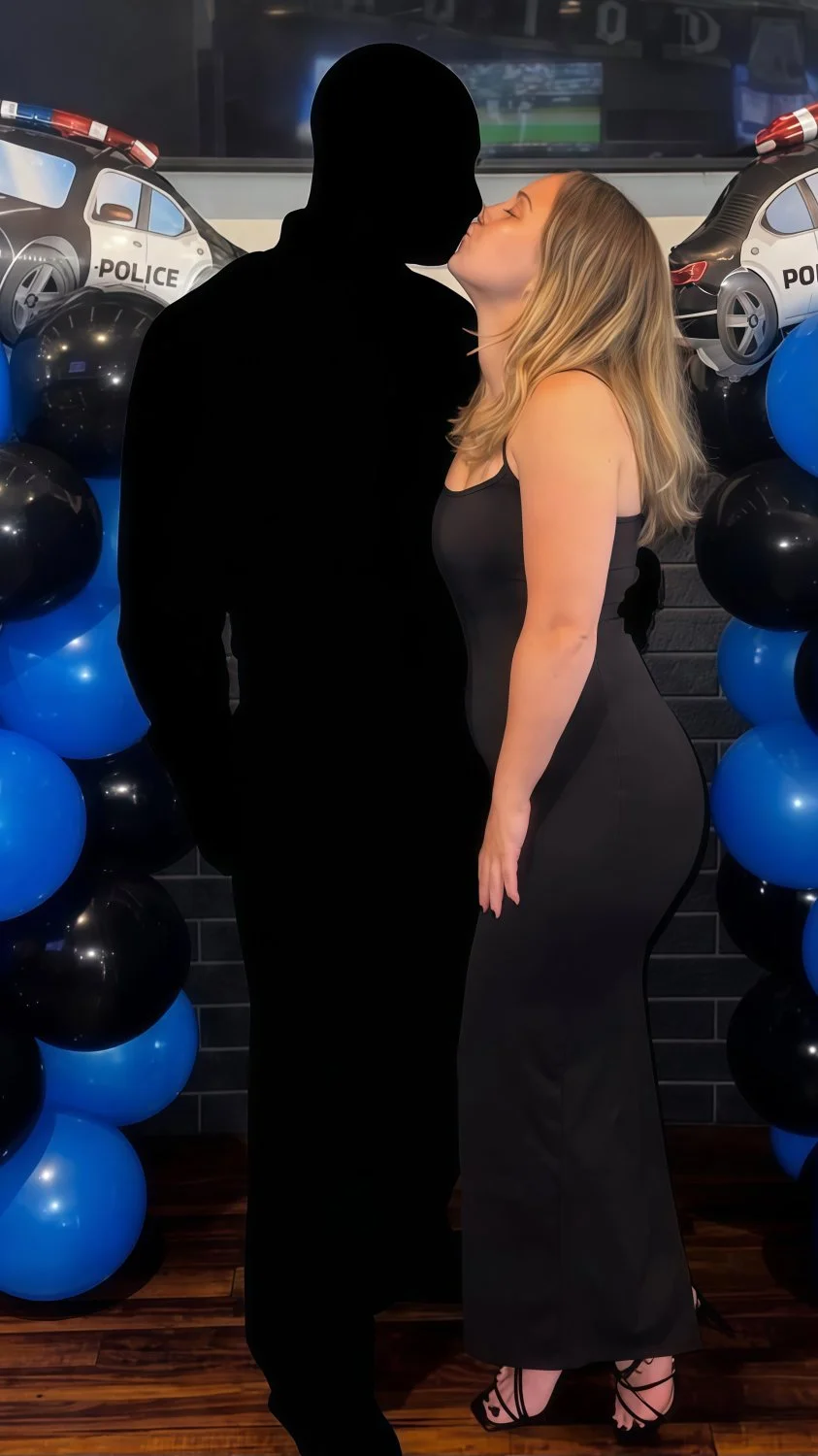 My petite MILF cousin curves in black dress 🥵 image 3
