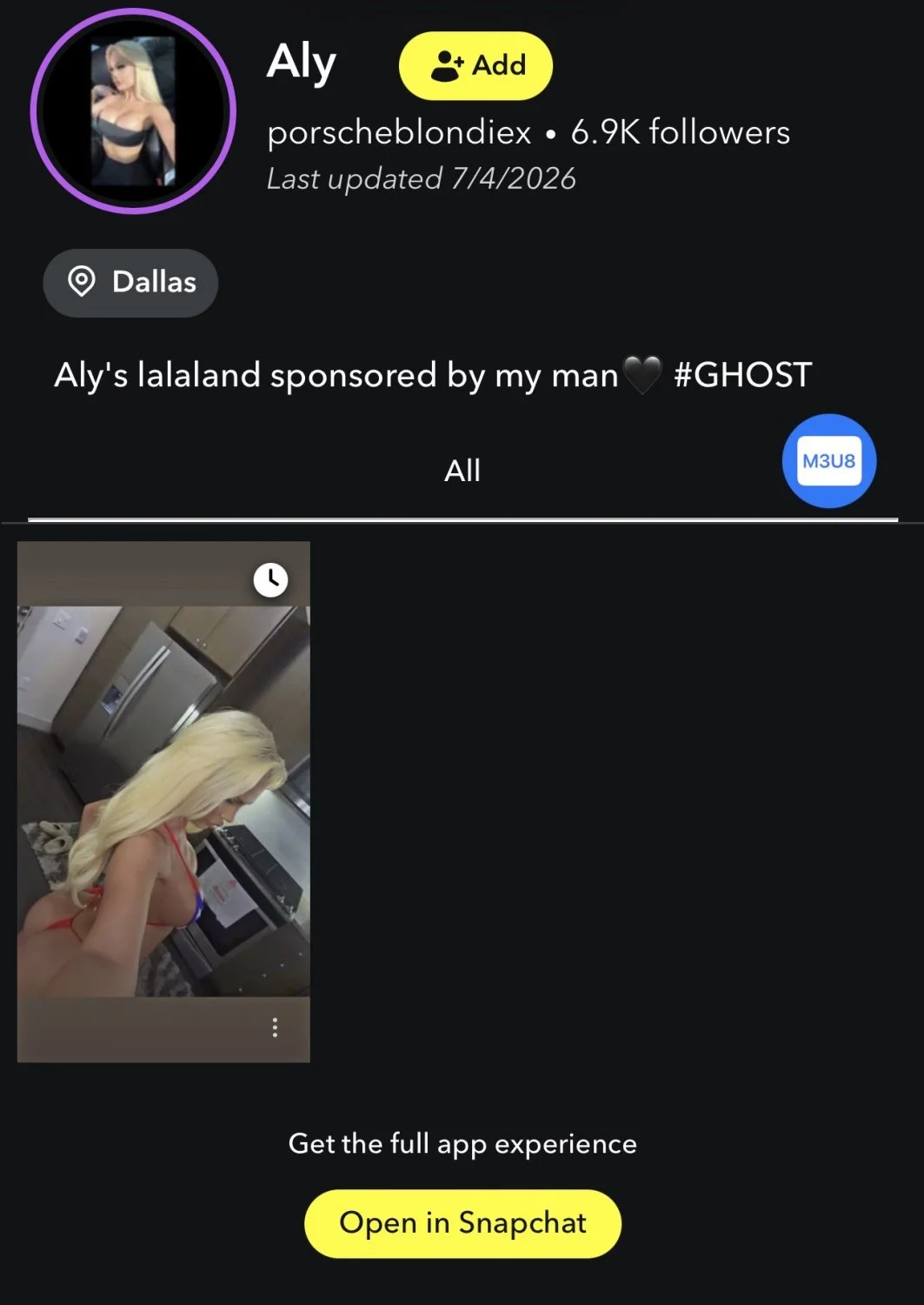 Snapchat milf porscheblondie image 3
