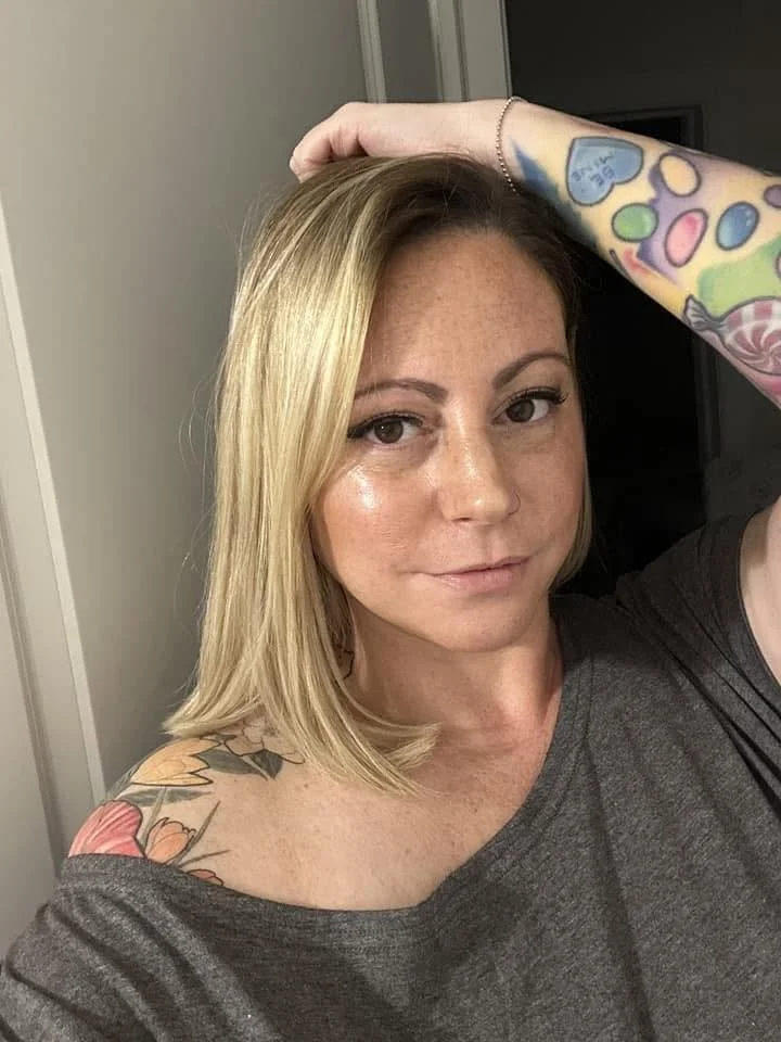Tatted Pawg milf has a pretty cumface image 4