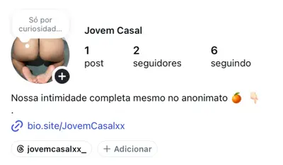 Casal @Jovemcasalxx_ / Gostosa vazada 😈 cover image