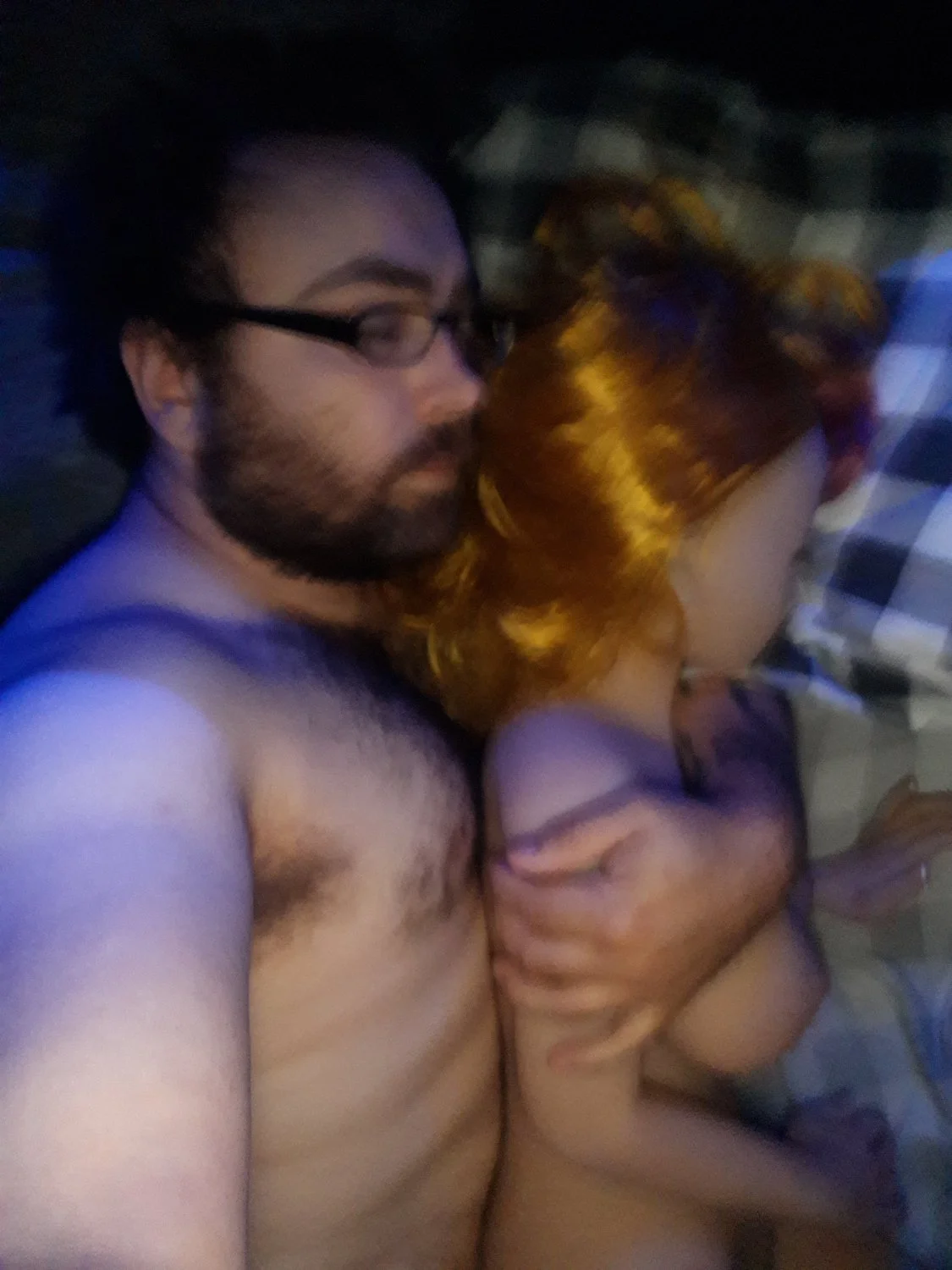 This loser sleeps with his doll while his girlfriend is gone to get fucked by a BBC image 4