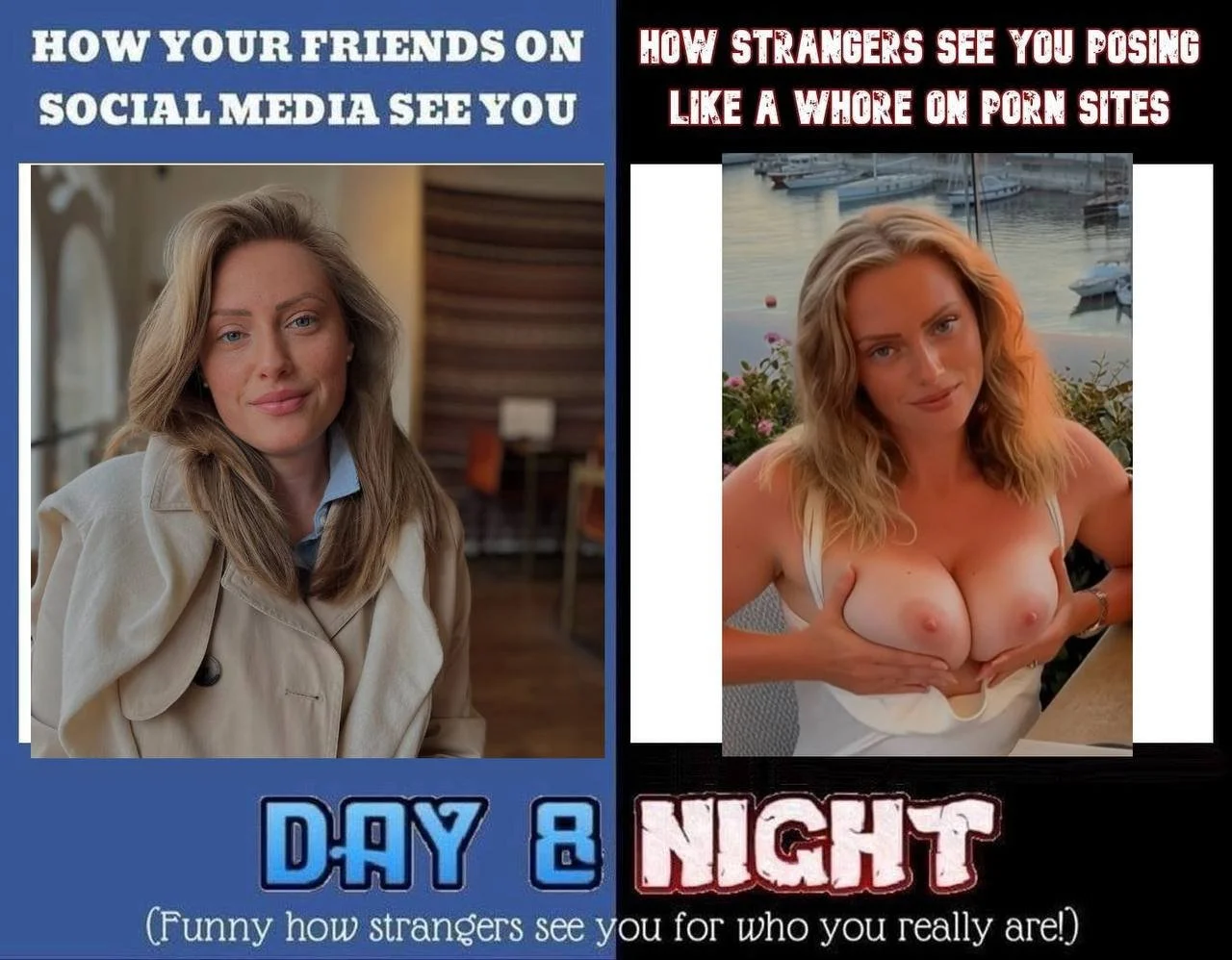 Rachel blonde slut leaks massive undercover whore image 13