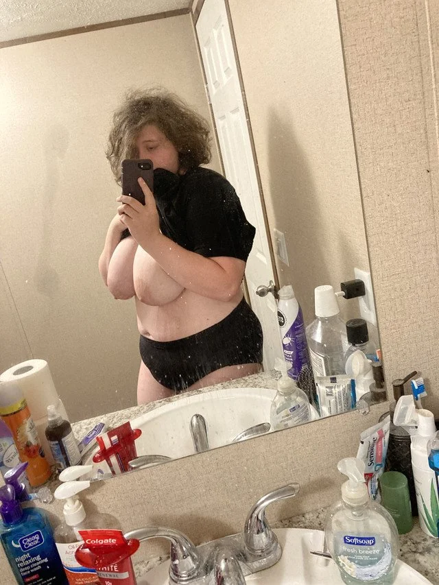 Fat fuckpig begged me to post her pics here image 8