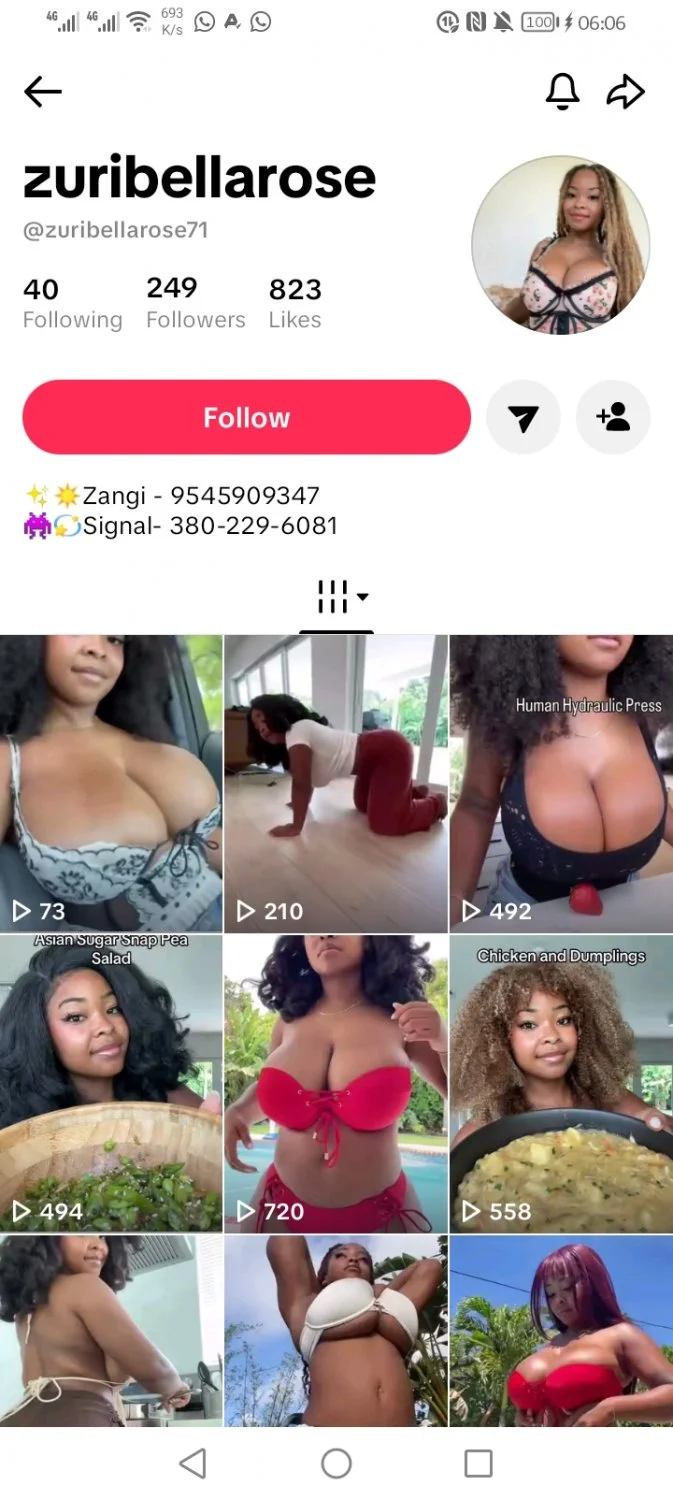 Ebony Boobs Zuri Bella Rose main image
