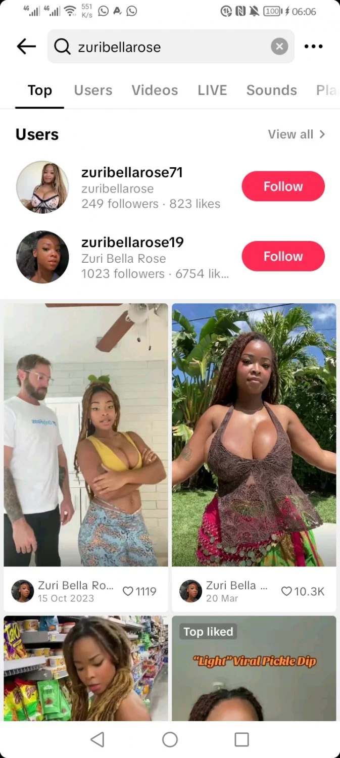 Ebony Boobs Zuri Bella Rose image 2