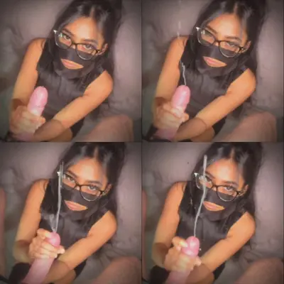 BWC Raining Huge Ropes of Cum over Submissive Masked Desi Whore cover image