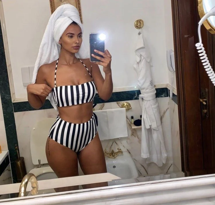 Maya Jama Hot as Fuck Insta Baddie gets Cocked in Bikini 💯🔥🔥😳😳✊🏾🍆💦💦 image 10