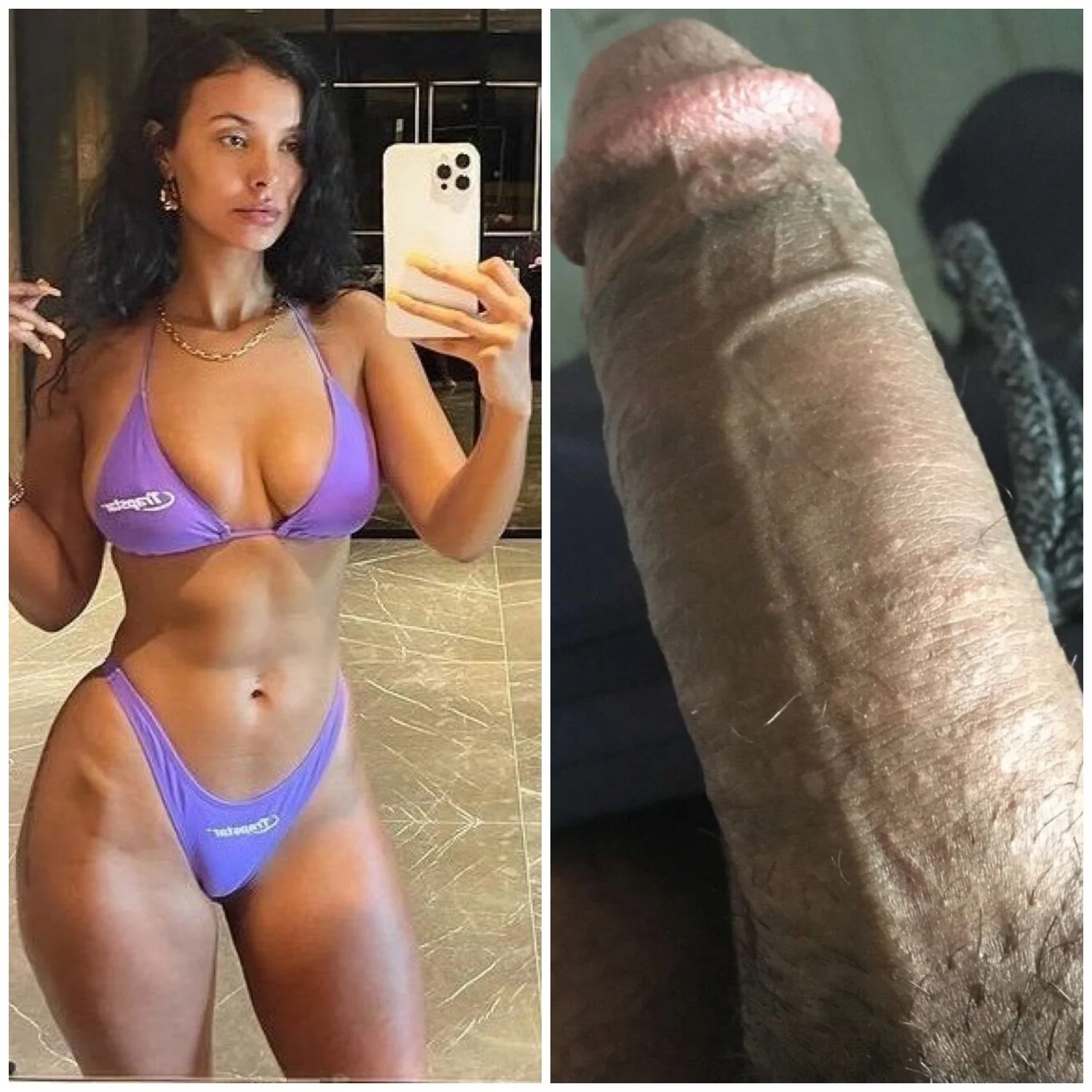 Maya Jama Hot as Fuck Insta Baddie gets Cocked in Bikini 💯🔥🔥😳😳✊🏾🍆💦💦 image 14
