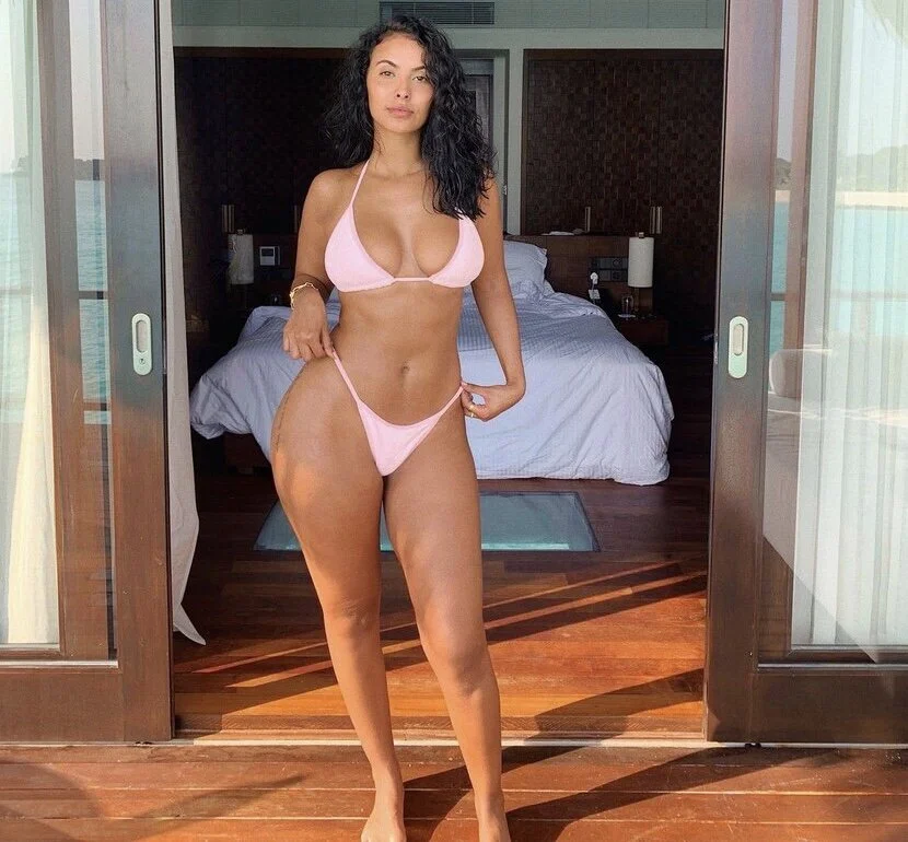 Maya Jama Hot as Fuck Insta Baddie gets Cocked in Bikini 💯🔥🔥😳😳✊🏾🍆💦💦 image 33