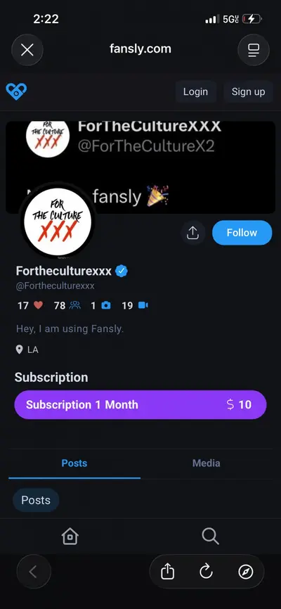 Fortheculturexxx OF cover image