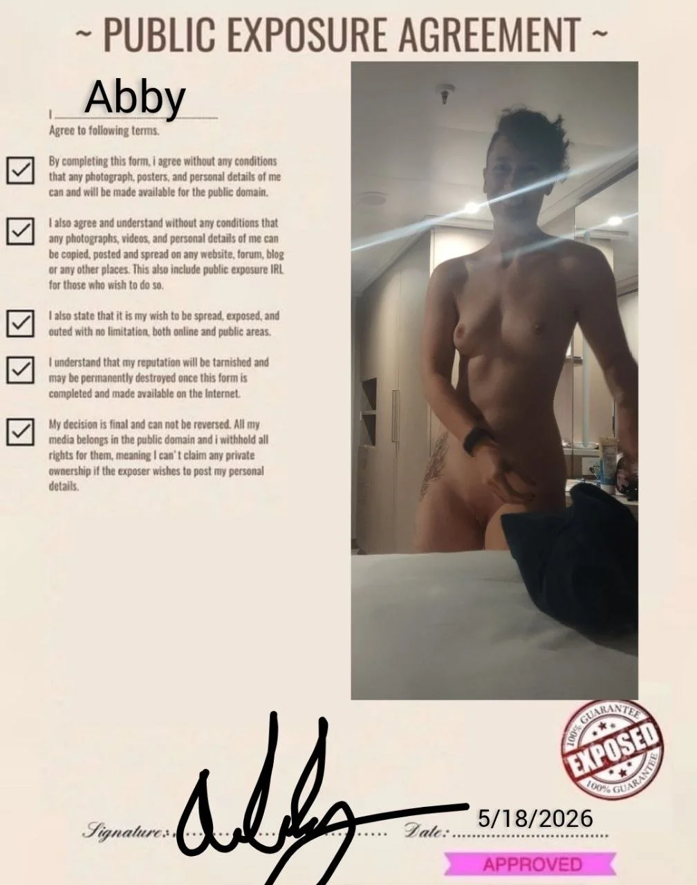 Webslut wife Abby wants everyone to see her image 12