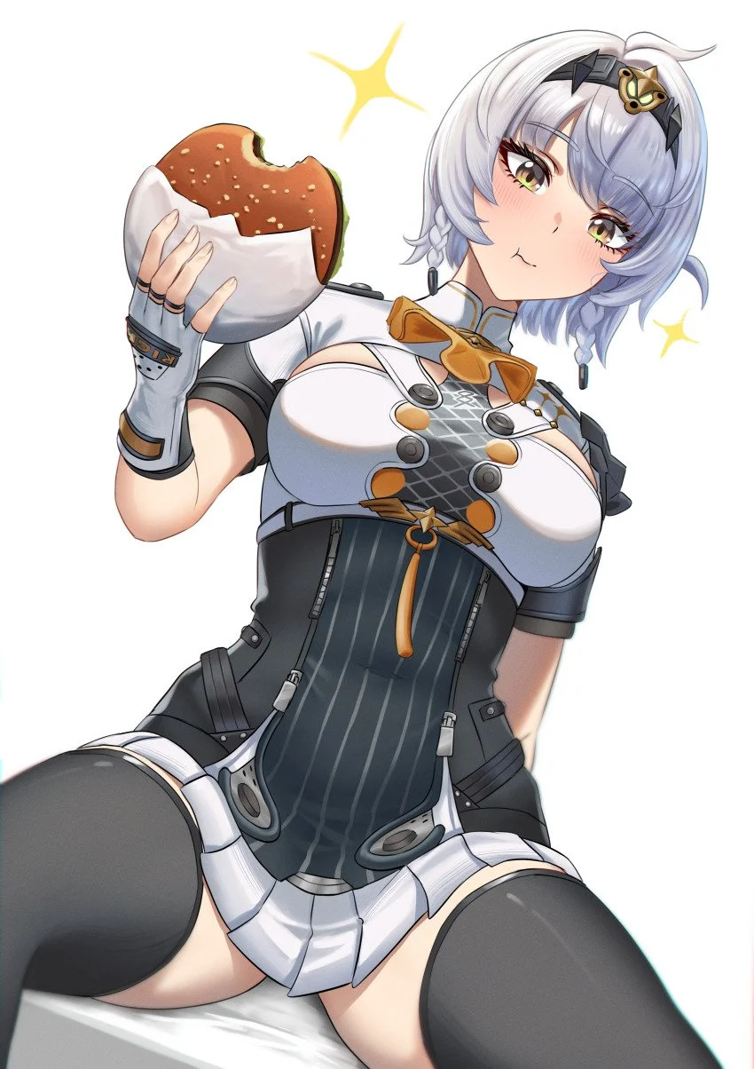 Looking As Delicious As a Burger "Anby Demara" From ZZZ "Zenless Zone Zero" 🍔 image 5