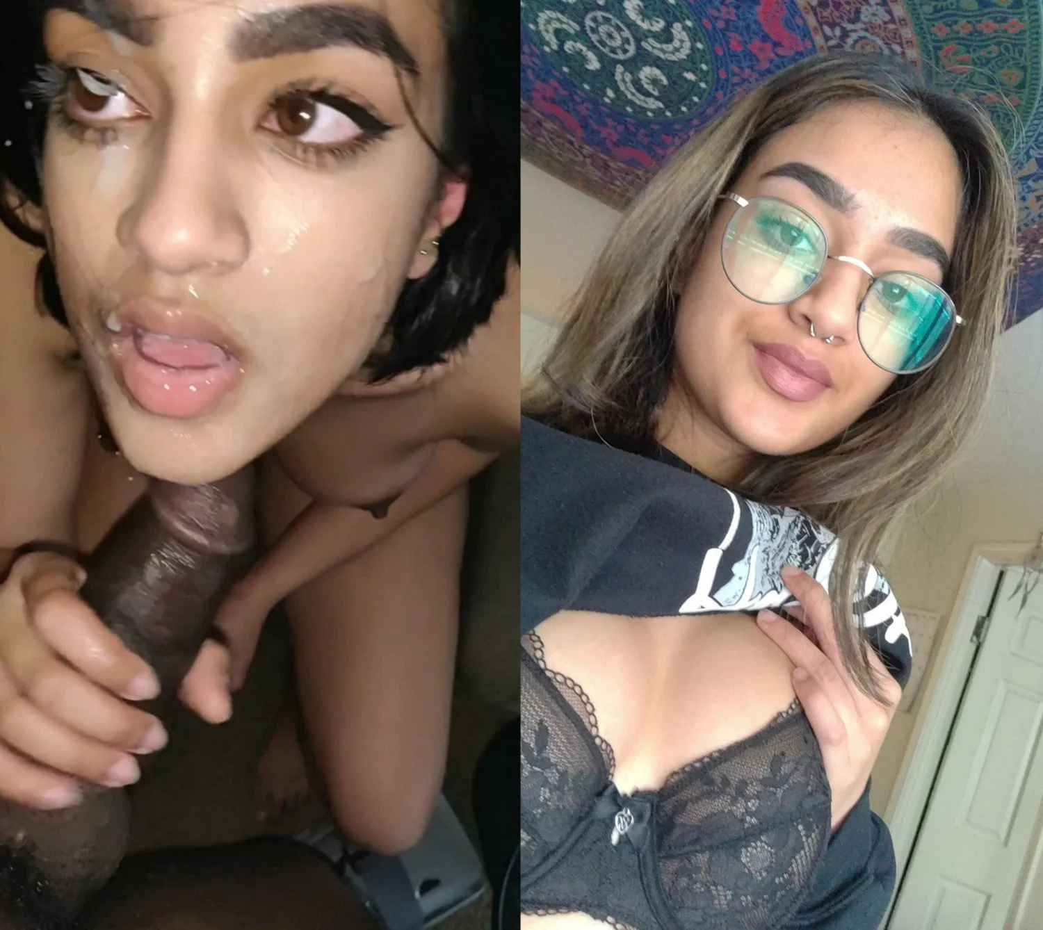 BBC Lover Indian Nri Babe Sucking Dildo Fucking Cumshots In Face Pic's & Video's image 18