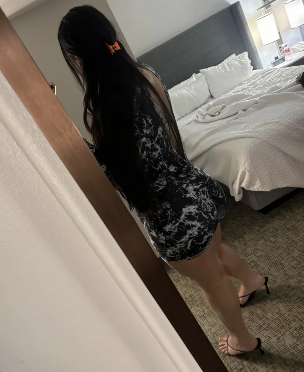 Sexy Latina mami slut showing her fat ass image 5