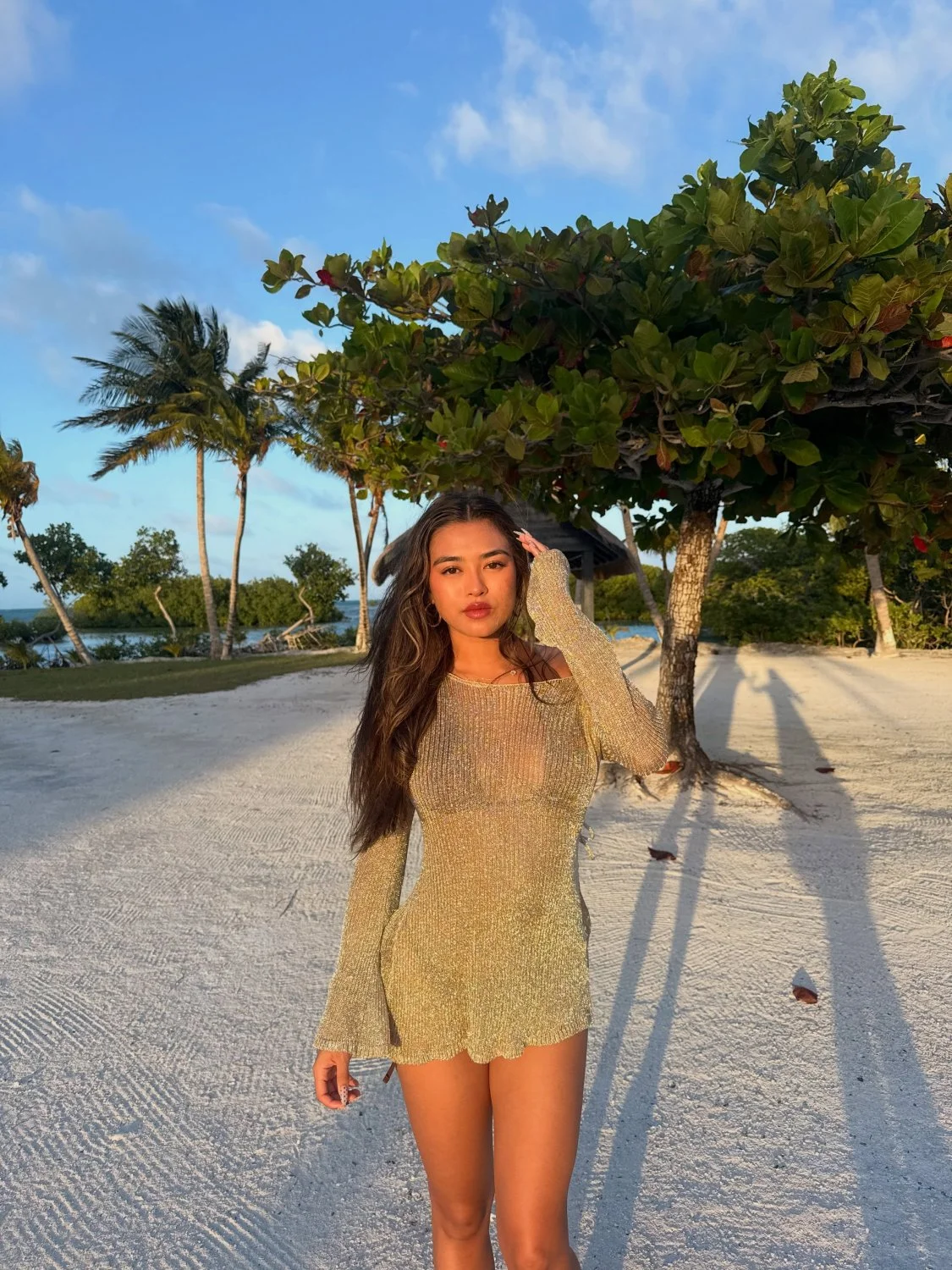 Krischelle Delgado - Sheer Top to Bikini in Belize - Instagram (June 19, 2026) main image