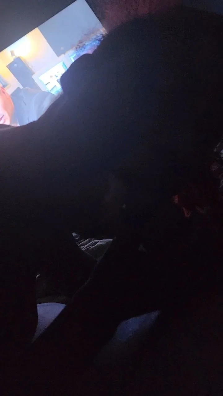 Ebony Amateur Sloppy Slobbering Blowjob image 19