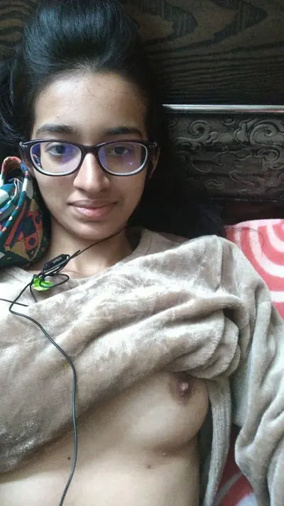 Indian girl loves rubbing her pussy for white dick cover image