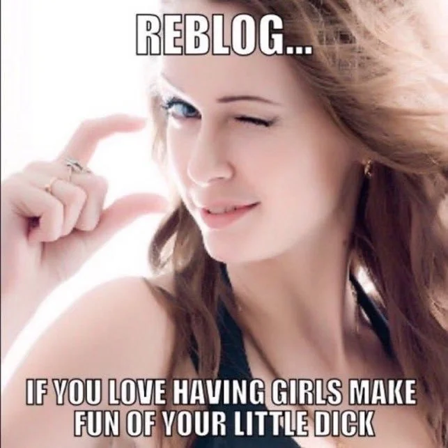 Rebloging for my tiny dick main image