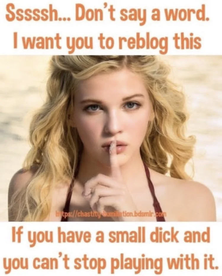 Rebloging for my tiny dick image 3