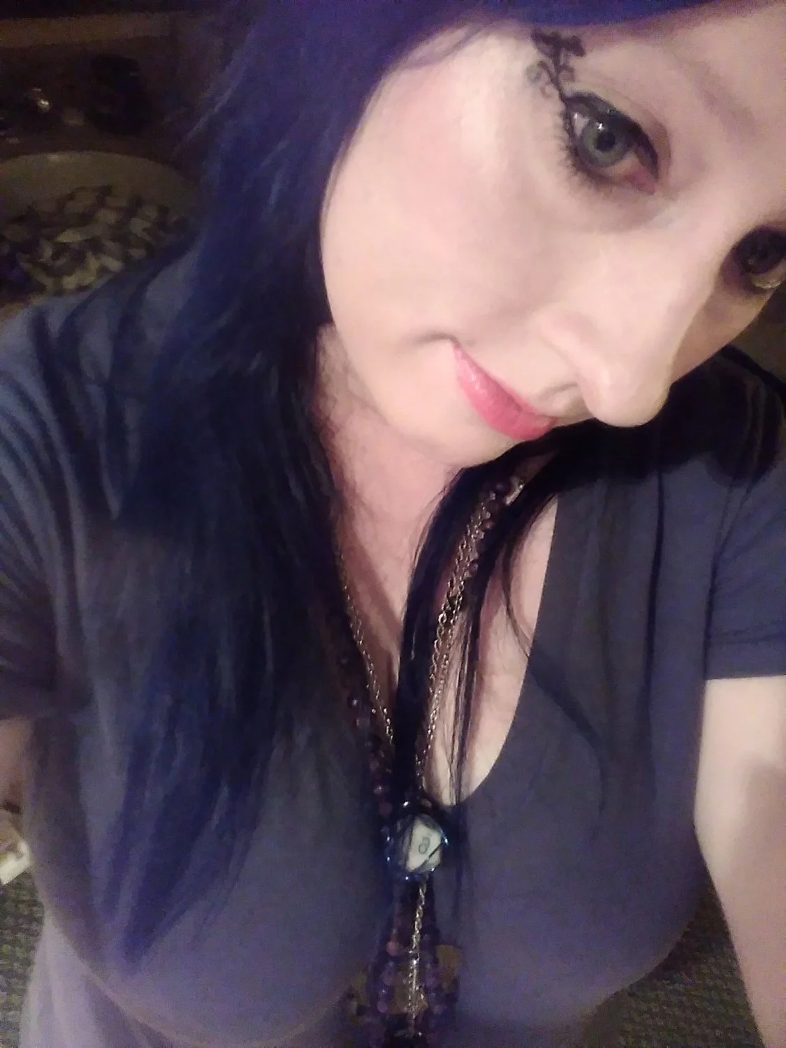 Trina My Chubby Pale MILF Goth Mommie. image 4