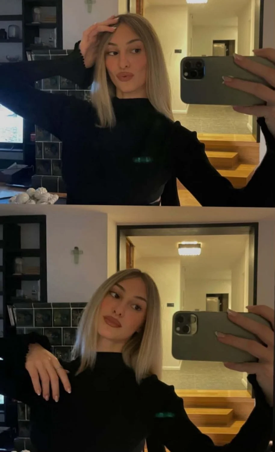 Shameless baddie teen slut Luna post naked selfie image 6