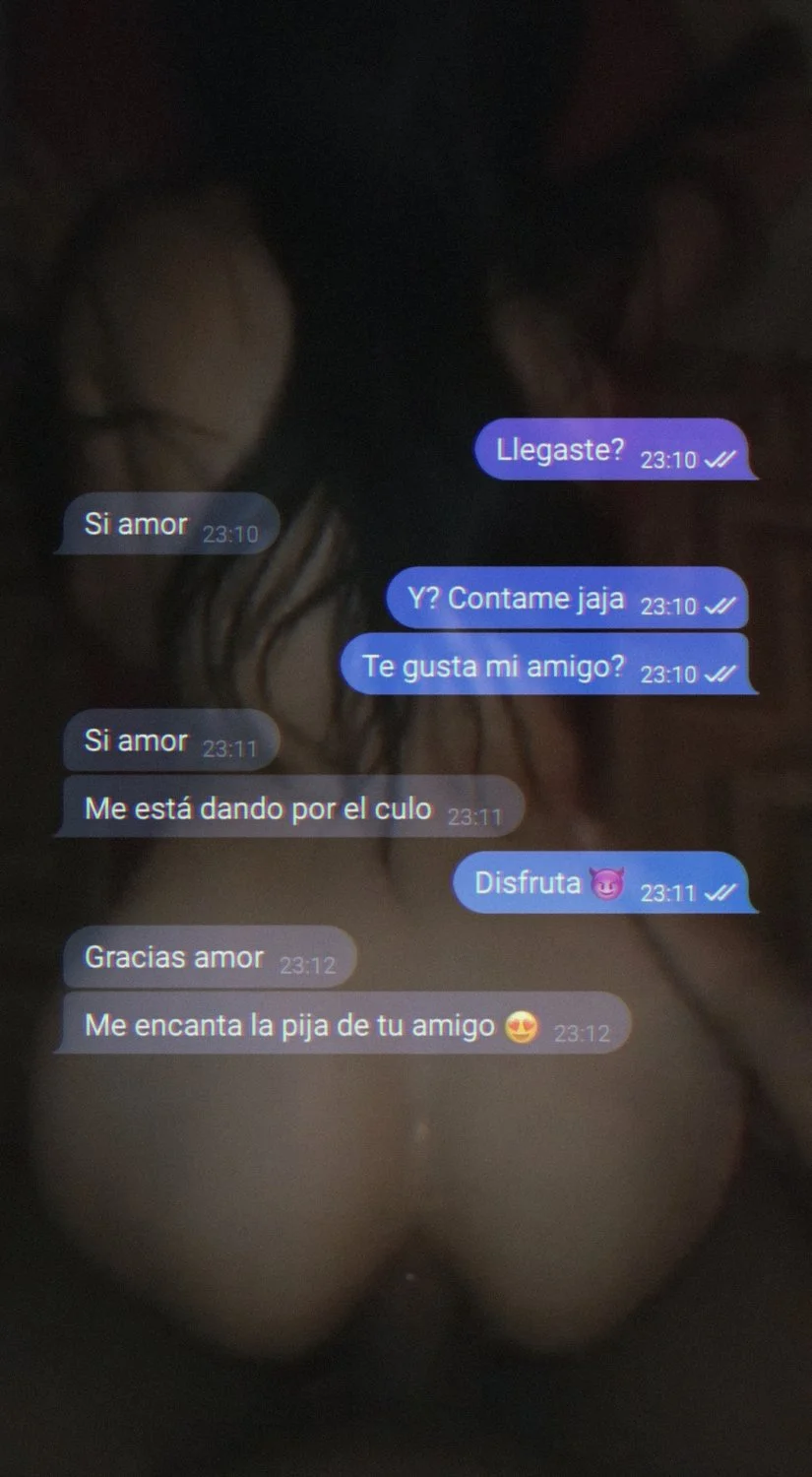 LE PRESTA LA NOVIA AL AMIGO 💀 cornudo argentina argenta en 4 anal culona infiel telo trola morocha main image