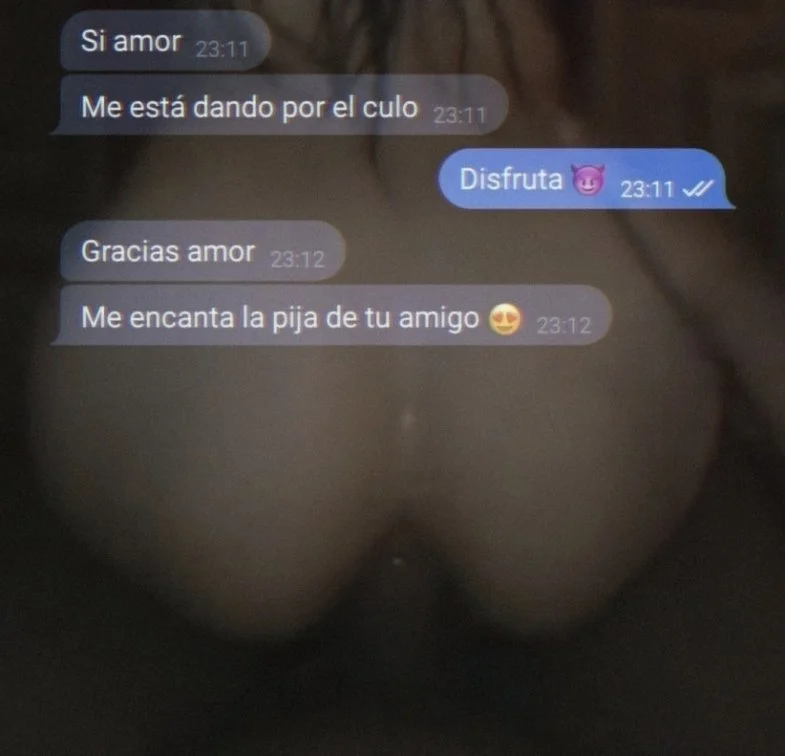 LE PRESTA LA NOVIA AL AMIGO 💀 cornudo argentina argenta en 4 anal culona infiel telo trola morocha image 2