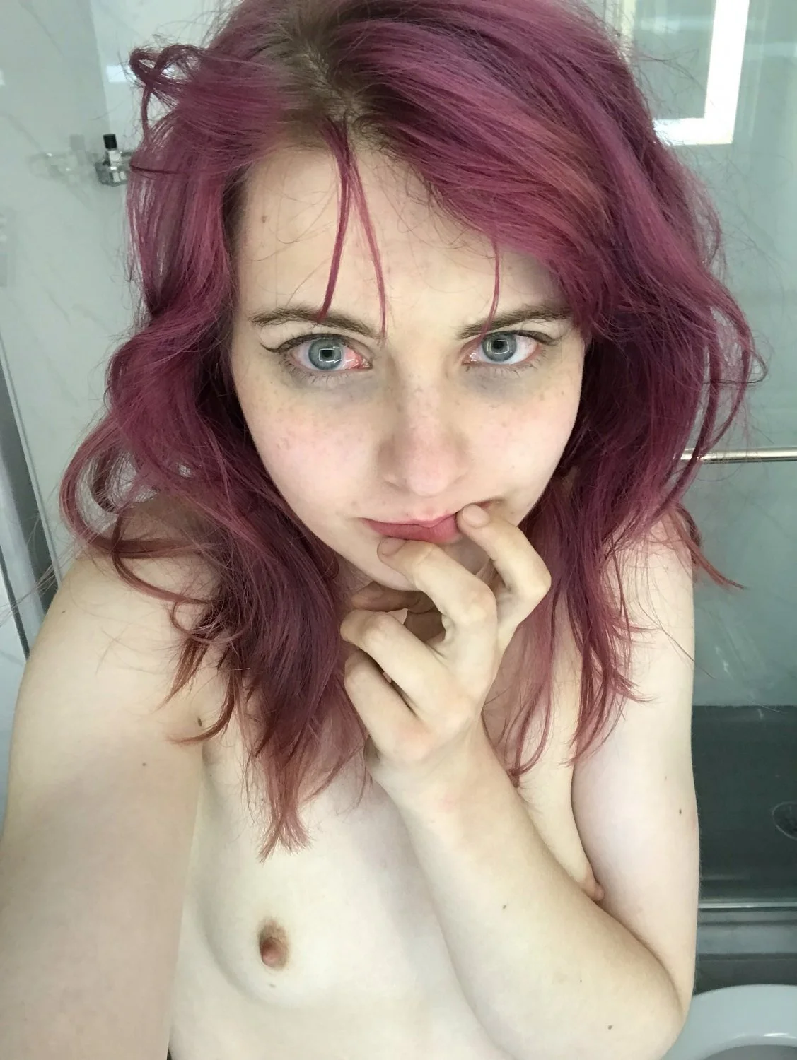 Petite 19yo nerdy cosplay slut fully exposed! image 13