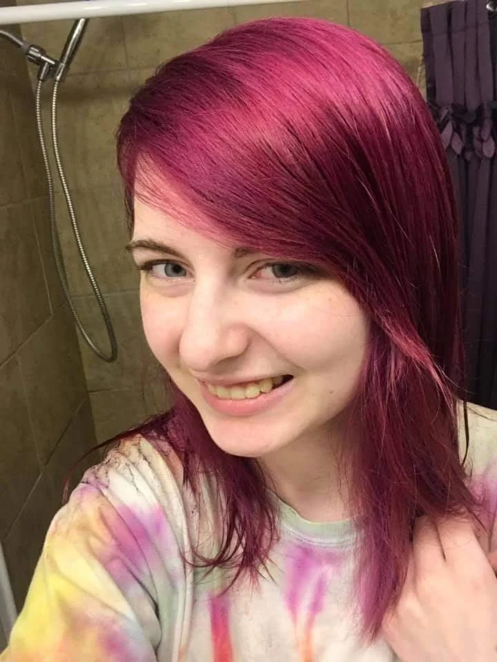 Petite 19yo nerdy cosplay slut fully exposed! image 8