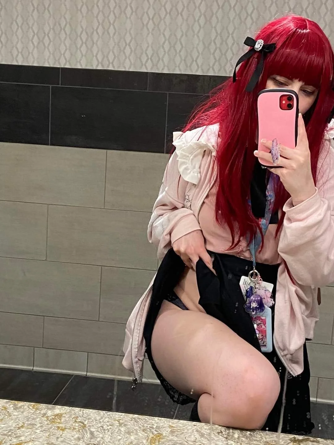 Petite 19yo nerdy cosplay slut fully exposed! image 9