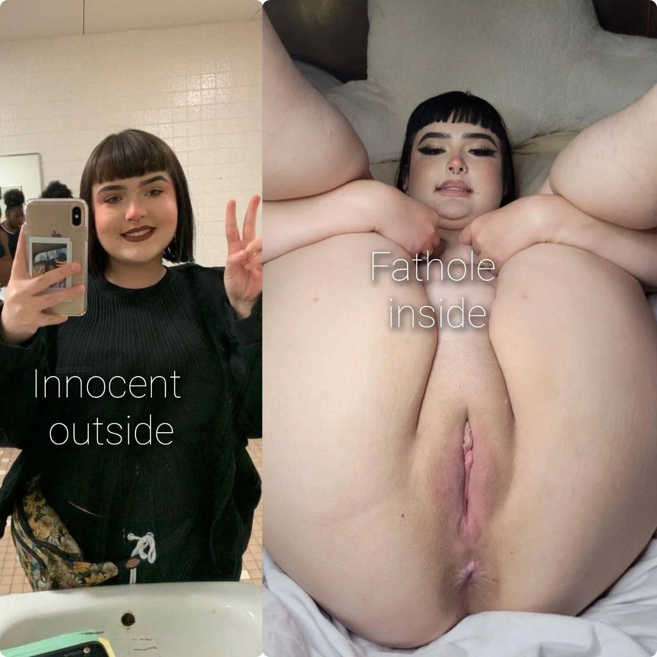 Fat jiggly phat ass white 18yo bbw built for BBC only image 8