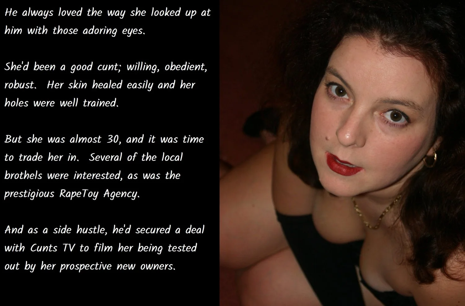 MONAMI CAPTIONED - Pics that followers have captioned for me. I love getting these. xx image 8