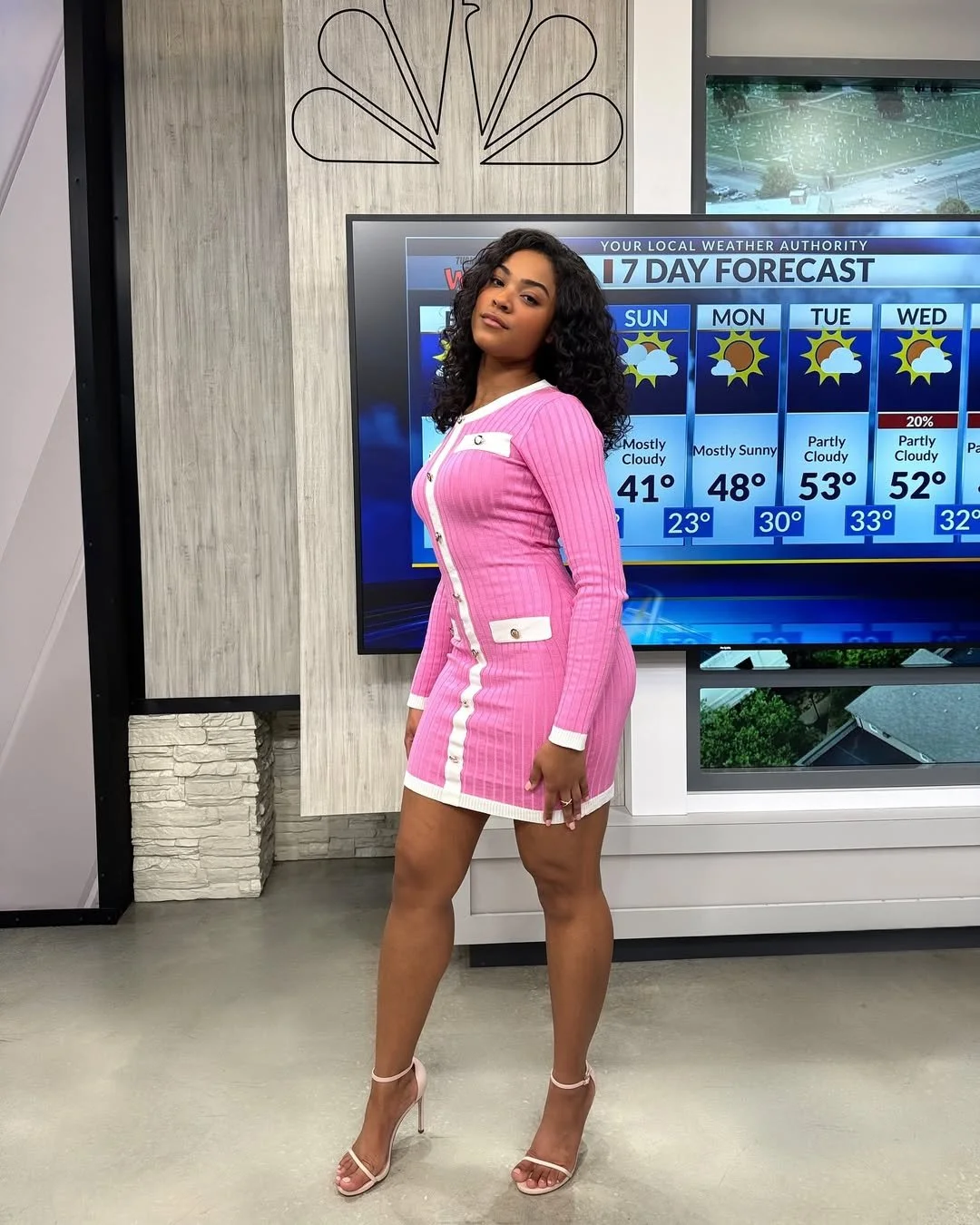 Fine ass weather girl image 3