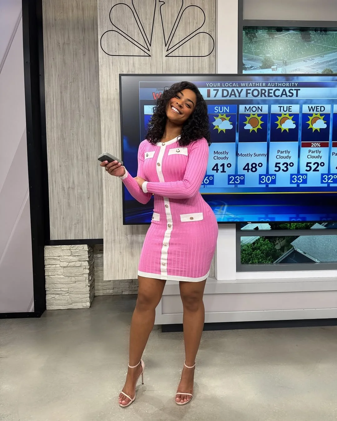 Fine ass weather girl image 4