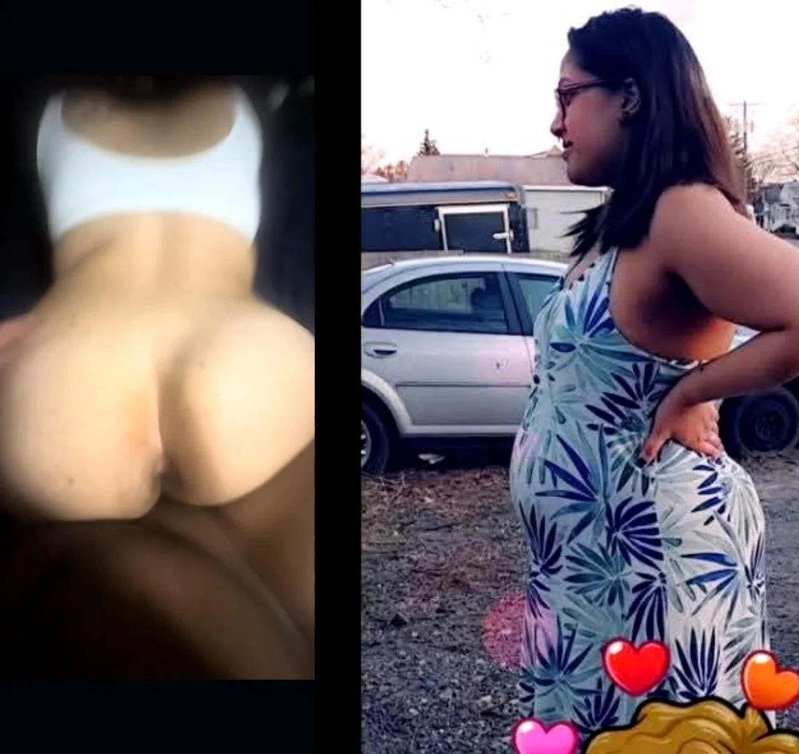 Curvy latina caught outside pregnant by neighborhood BBC image 10