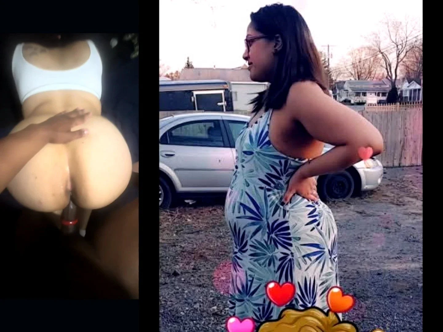 Curvy latina caught outside pregnant by neighborhood BBC image 5